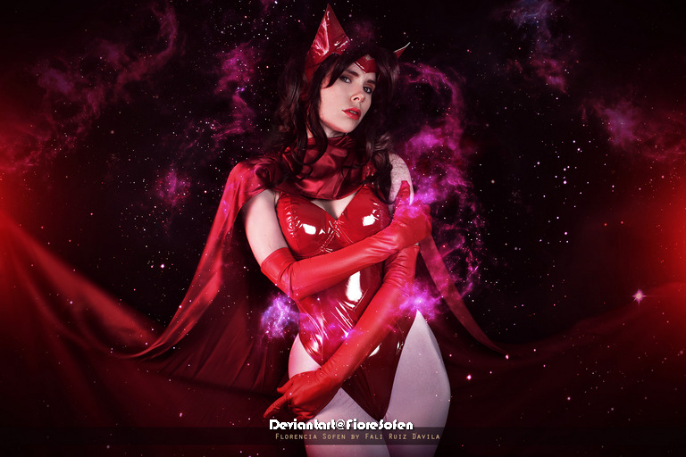 Avengers - Wanda Django Maximoff (Scarlet Witch) Cosplay - cinematic portrait