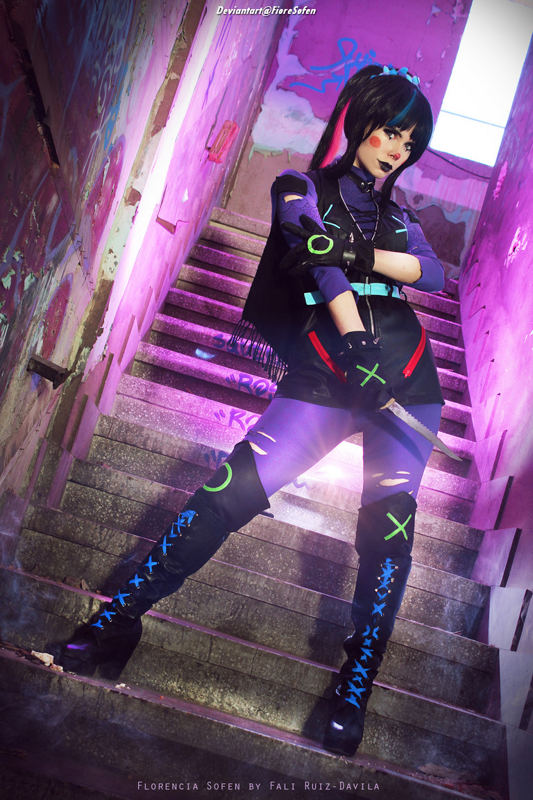 Batman - Punchline (Alexis Kaye) Cosplay - character portrait photography