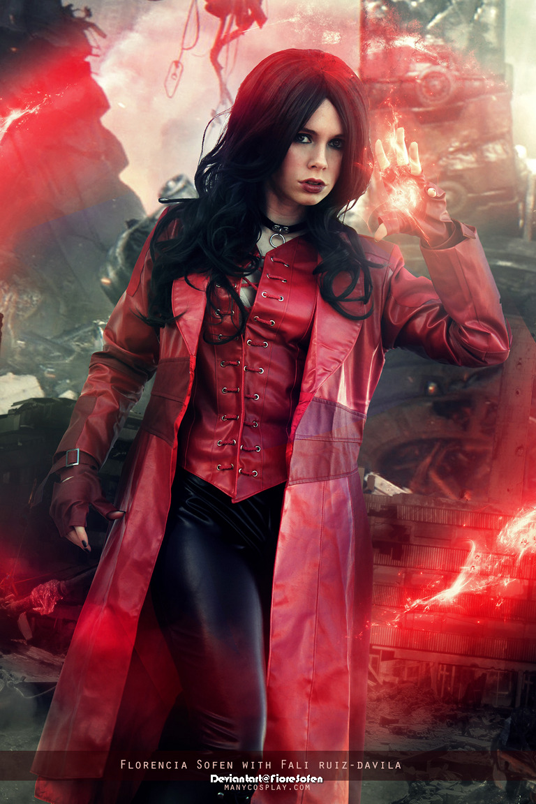 Captain America - Civil War - Wanda Django Maximoff (Scarlet Witch) Cosplay - costume show