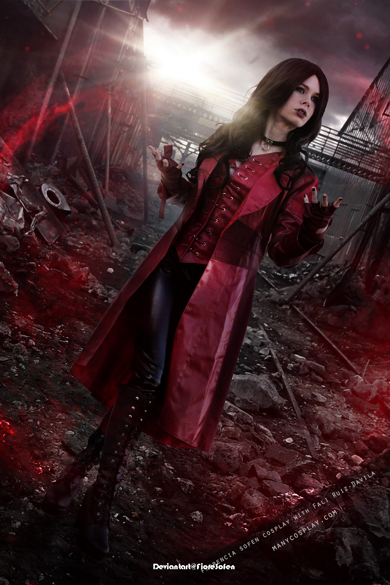 Captain America - Civil War - Wanda Django Maximoff (Scarlet Witch) Cosplay - portrait photo