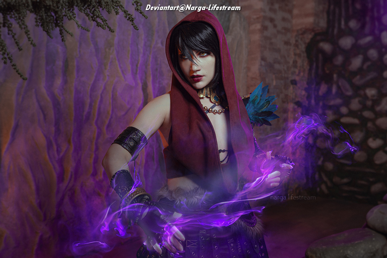 Dragon Age - Origins - Morrigan (Witch of the Wilds) Cosplay - refined study