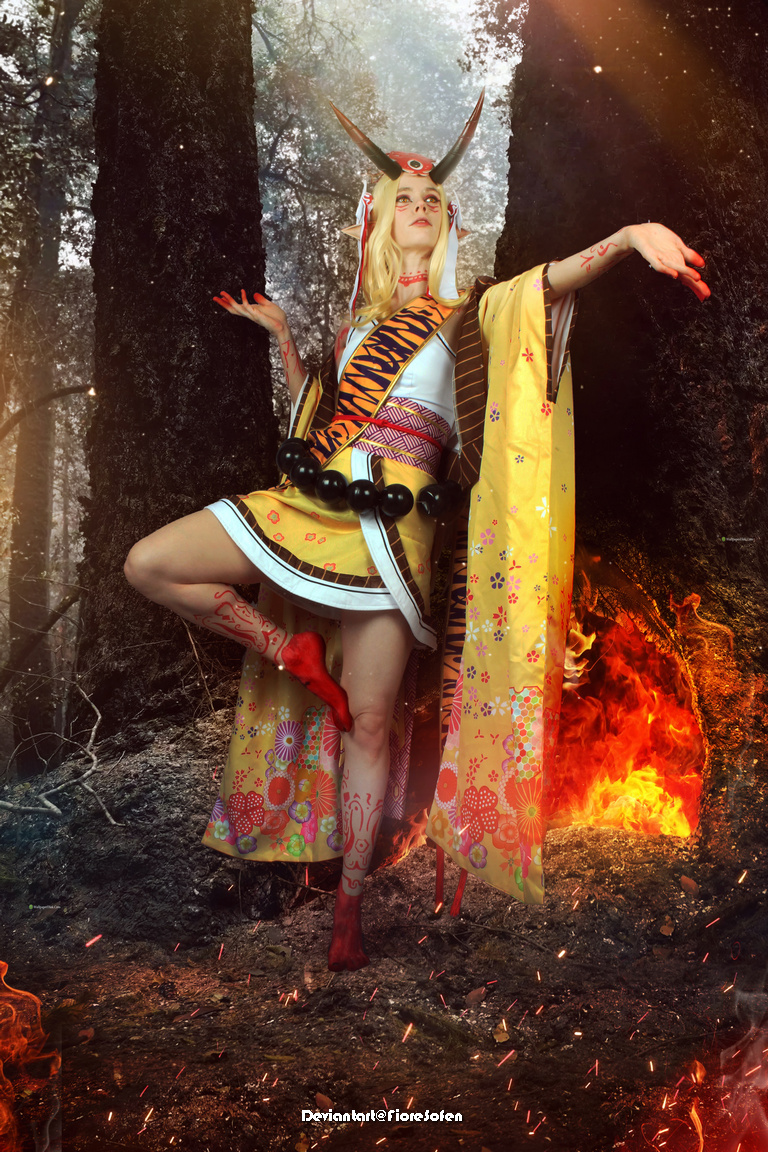 Fate Grand Order - Ibaraki Doji (Banana Oni) Cosplay
