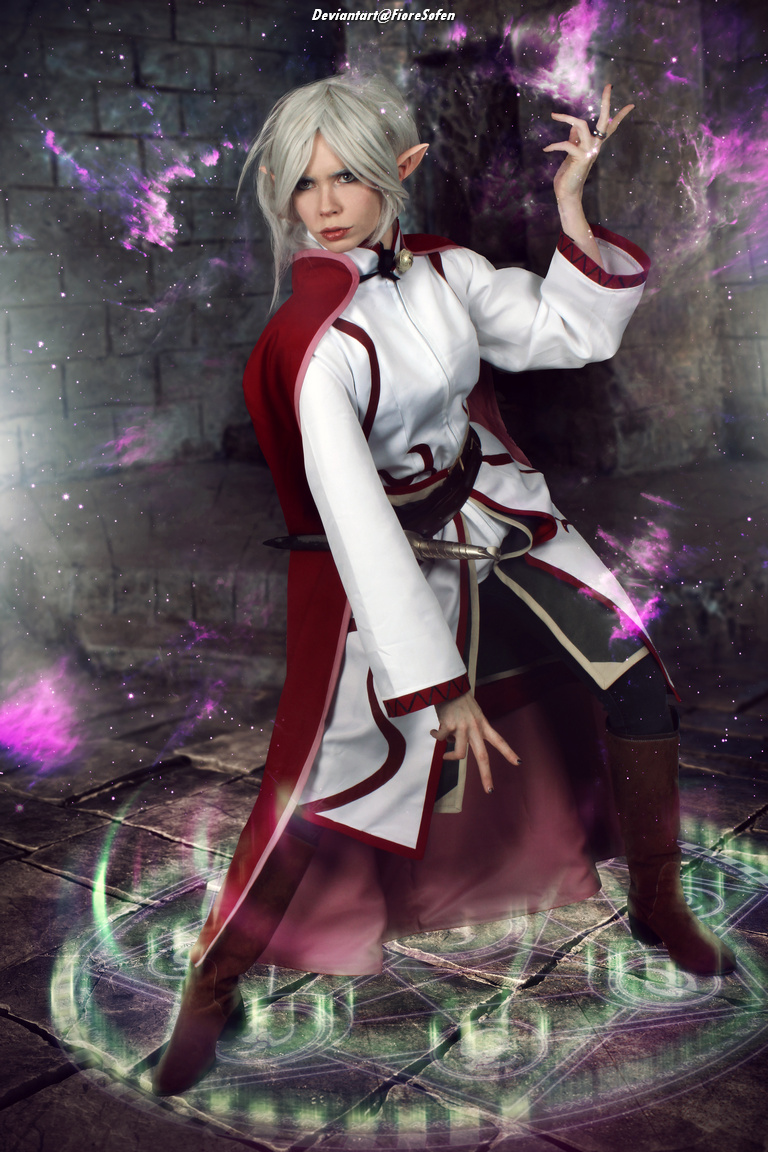 Forgotten Realms - Legends of Baldurs Gate - Delina Hallier (Chaos Mage) Cosplay full body portrait