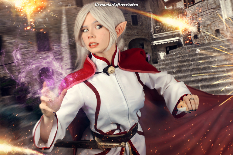 Forgotten Realms - Legends of Baldurs Gate - Delina Hallier (Chaos Mage) Cosplay character costume portrait