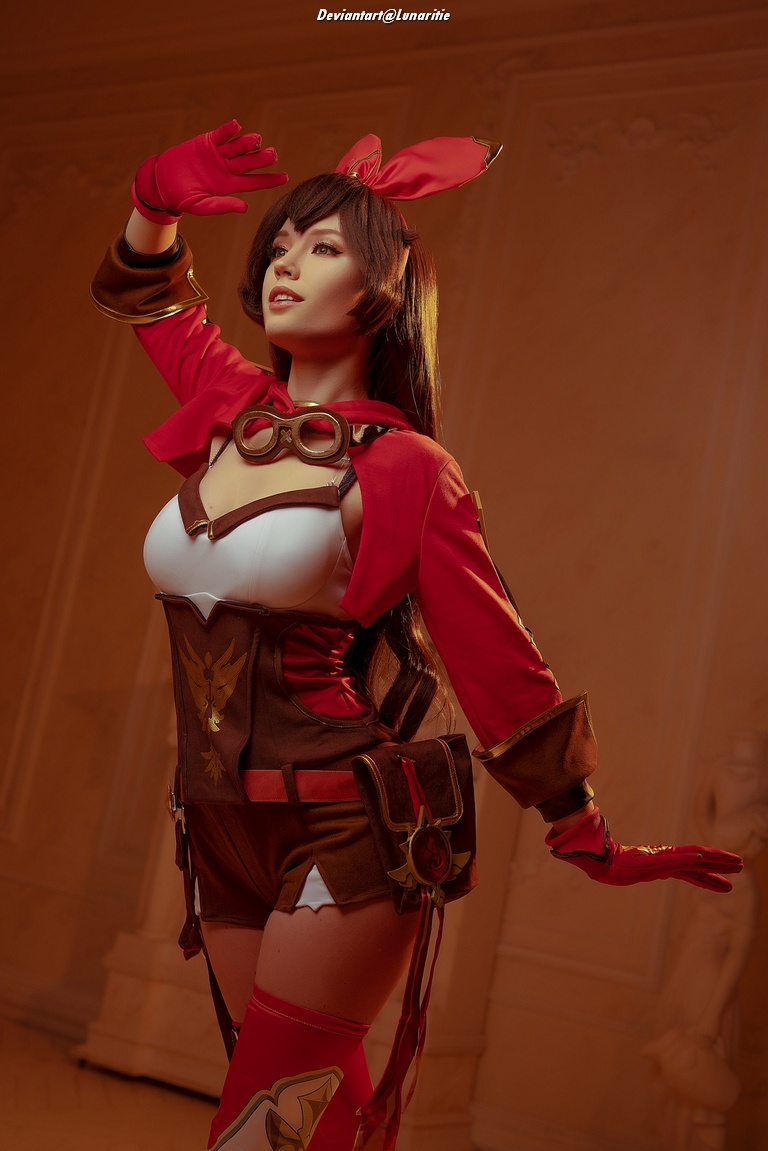 Genshin Impact - Amber (Gliding Champion) (5-Star Outrider) Cosplay - recreation