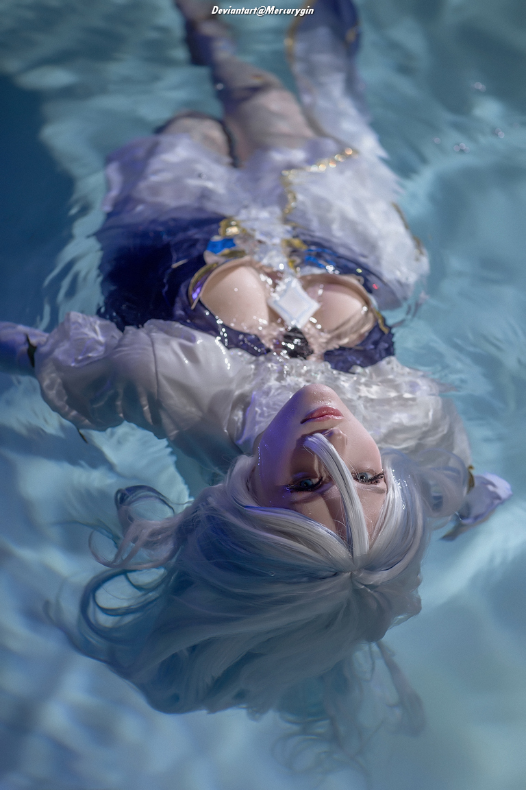 Genshin Impact - Focalor (Hydro Archon) Cosplay - artistic framing