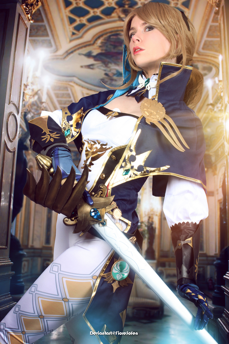 Genshin Impact - Jean Gunnhildr (Dandelion Knight) (Favonian Devotion) Cosplay - visual exploration