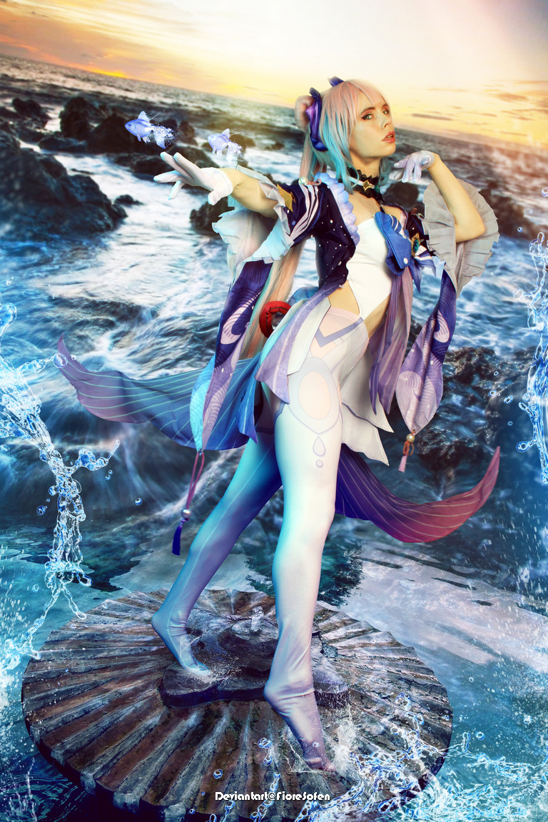 Genshin Impact - Sangonomiya Kokomi (Sparkling Coralbone) Cosplay - nuanced study