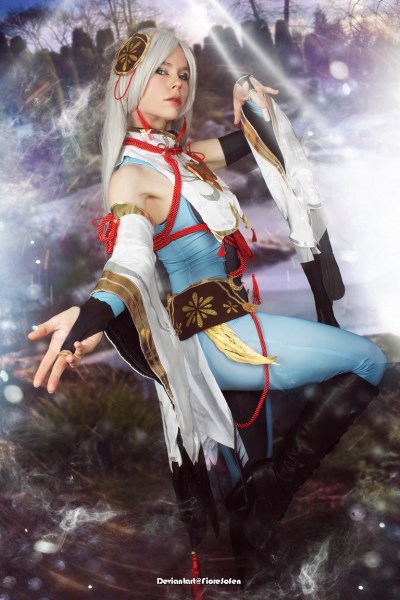 Genshin Impact - Shenhe (Lonesome Transcendence) (Concept) Cosplay