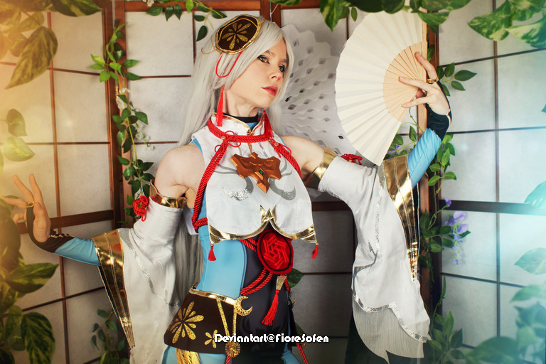 Genshin Impact - Shenhe (Lonesome Transcendence) (Concept) Cosplay - recreation