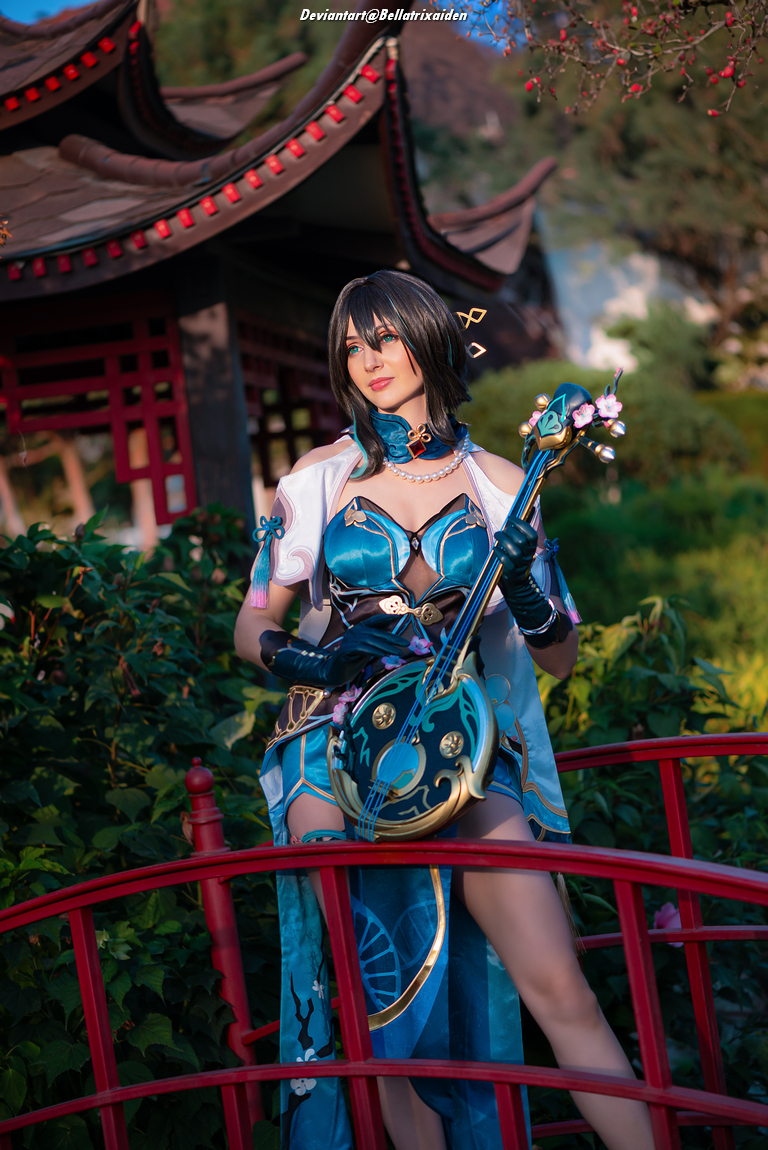 Honkai - Star Rail - Ruan Mei (Floral Scholar) Cosplay - gentle showcase