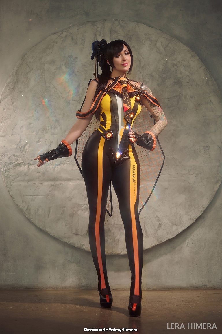 Stellar Blade - EVE (Angel) (Planet Diving) Cosplay - expressive portrait