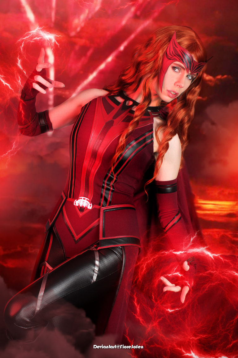 WandaVision - Wanda Django Maximoff (Scarlet Witch) Cosplay - portrait photo