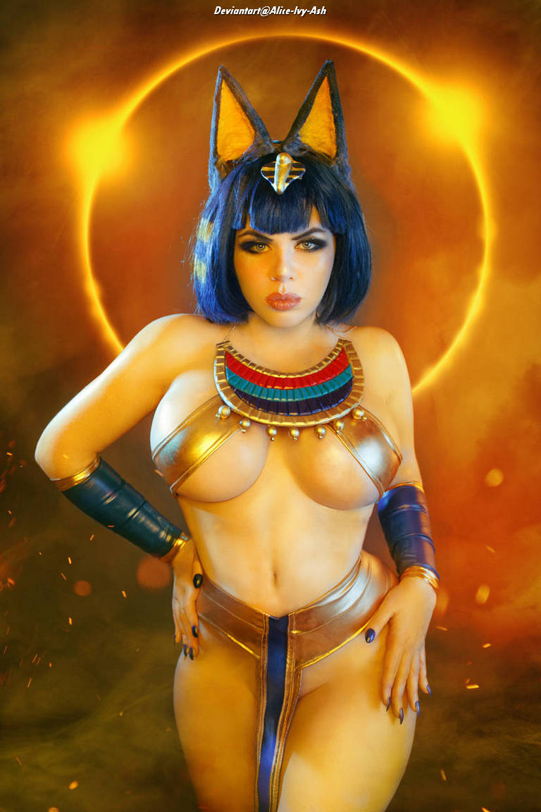 Animal Crossing - Ankha (Lingerie) Cosplay - provocative show