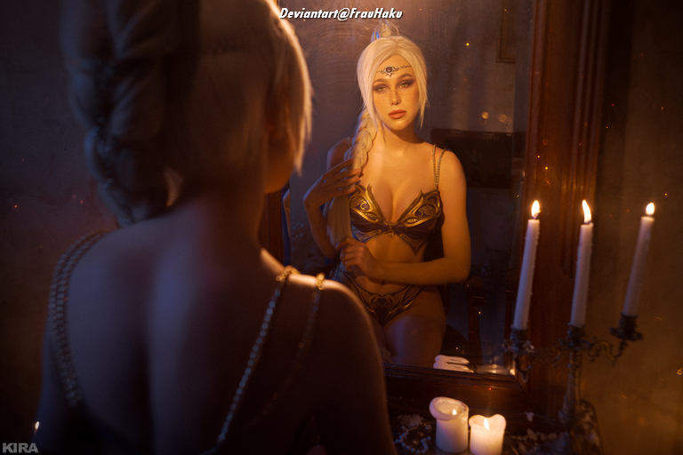 Baldurs Gate 3 - Shadowheart (Jenevelle Hallowleaf) (Lingerie) Cosplay - character photo