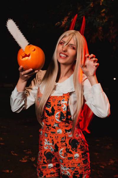 Chainsaw Man - Power (Blood Fiend) (Halloween) Cosplay