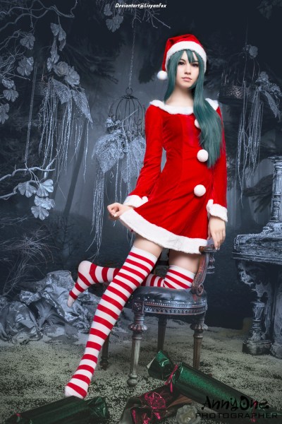 D.Gray-man - Lenalee Lee (Christmas) Cosplay