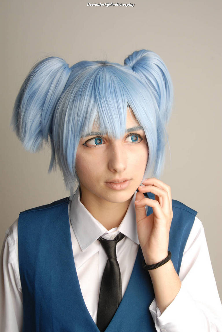 Assassination Classroom - Nagisa Shiota (Androgynous) Cosplay - full length photo