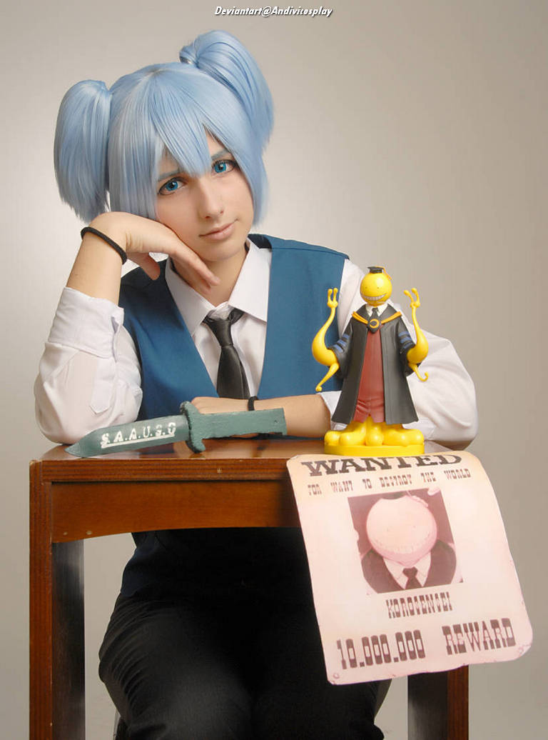 Assassination Classroom - Nagisa Shiota (Androgynous) Cosplay - anime costume