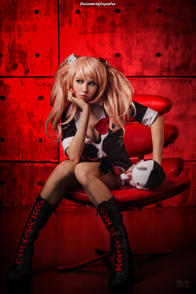 Danganronpa - Junko Enoshima Cosplay - authentic costume view Danganronpa - Junko Enoshima Cosplay - authentic costume view