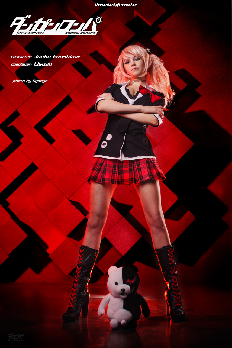 Danganronpa - Junko Enoshima Cosplay - delicate character portrait Danganronpa - Junko Enoshima Cosplay - delicate character portrait
