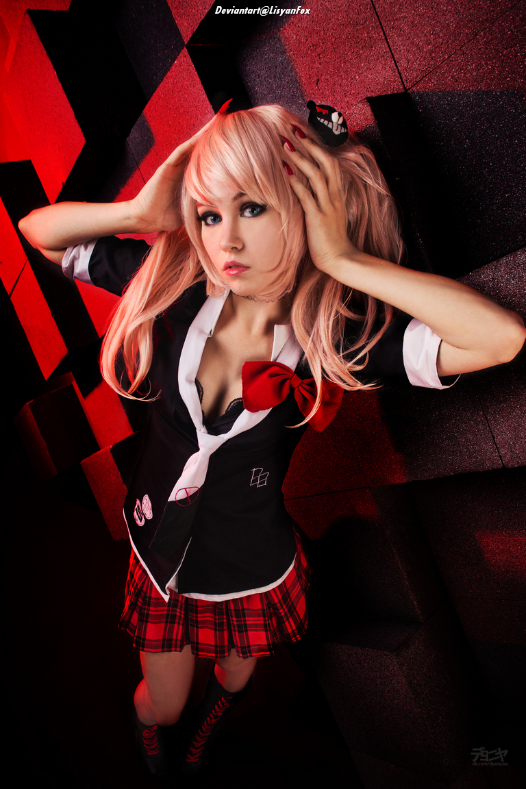 Danganronpa - Junko Enoshima Cosplay - authentic costume view Danganronpa - Junko Enoshima Cosplay - authentic costume view