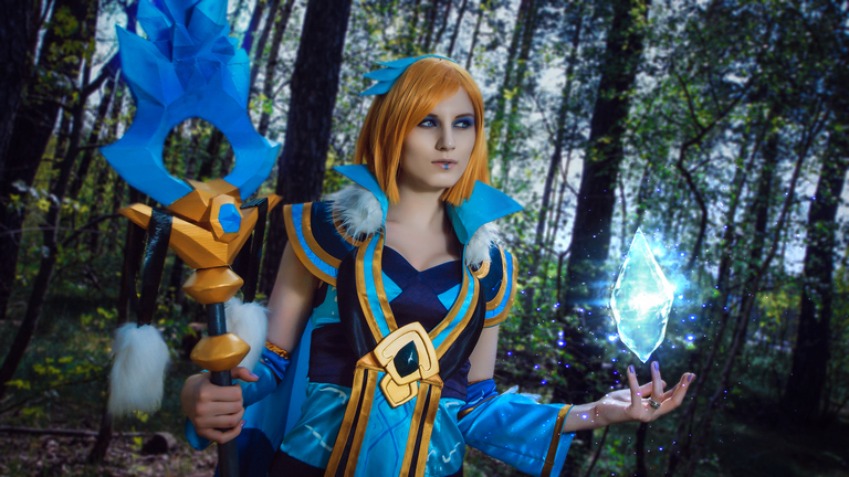 Dota 2 - Rylai (Crystal Maiden) (Heart of the North) Cosplay - inspired capture