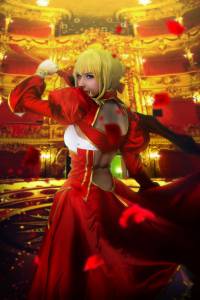 Fate Extra - Nero Claudius (Red Saber) (Emperor of Roses) Cosplay