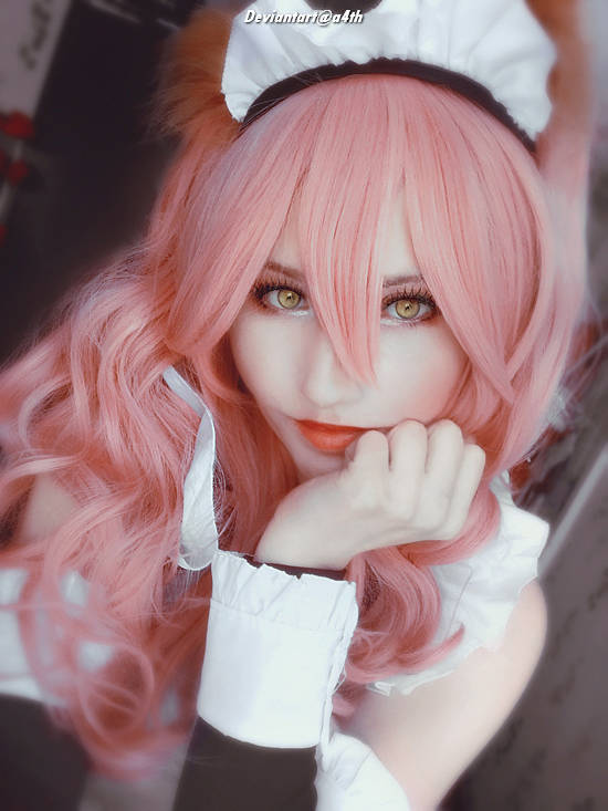 Fate Grand Order - Tamamo no Mae (Fox Priestess of Peerless Beauty) (Maid) Cosplay - refined study Fate Grand Order - Tamamo no Mae (Fox Priestess of Peerless Beauty) (Maid) Cosplay - refined study