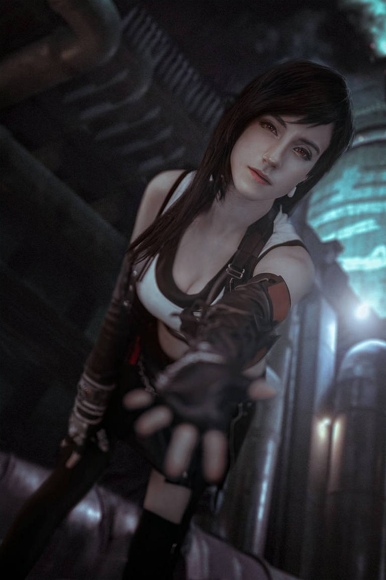 Final Fantasy 7 - Remake - Tifa Lockhart Cosplay - delicate portrait