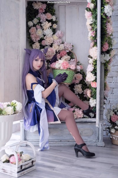Genshin Impact - Keqing (Driving Thunder) (Piercing Thunderbolt) Cosplay
