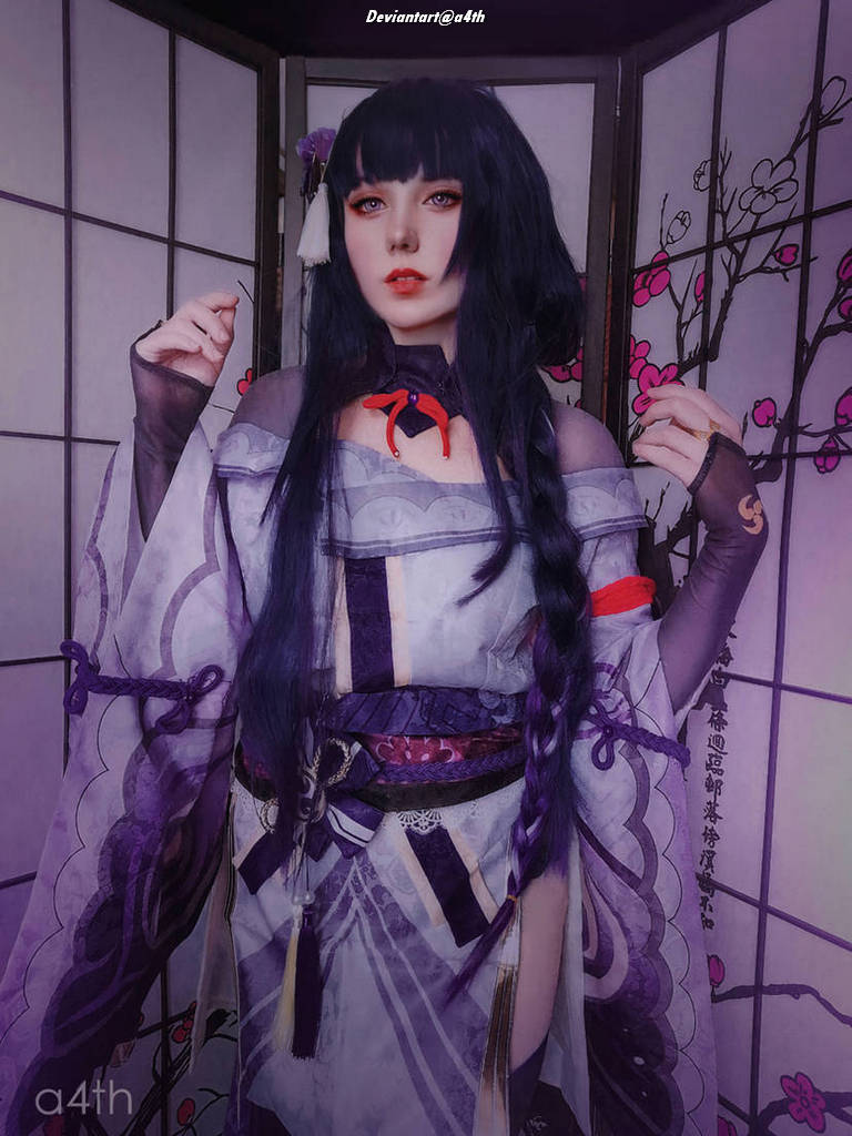 Genshin Impact - Raiden Shogun (Narukamis Law) Cosplay - recreation