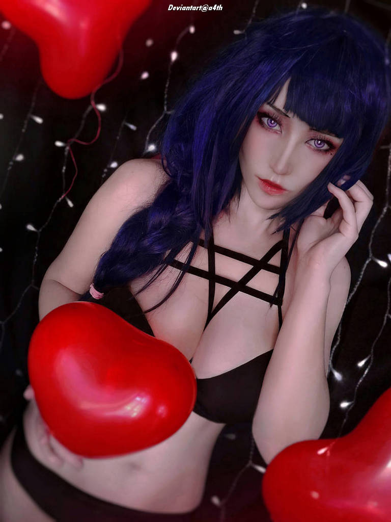 Genshin Impact - Raiden Shogun (Narukamis Law) (Lingerie) Cosplay - cinematic portrait