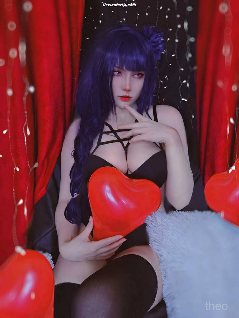 Genshin Impact - Raiden Shogun (Narukamis Law) (Lingerie) Cosplay - mature capture