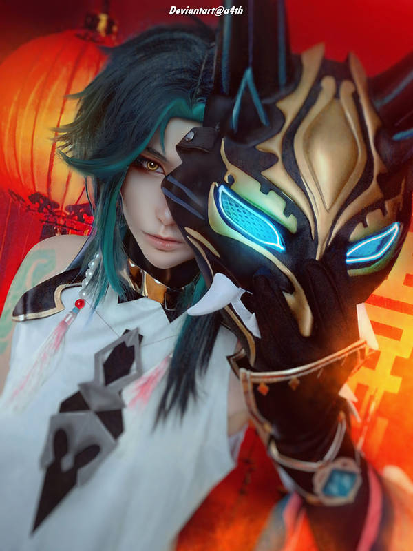 Genshin Impact - Xiao (Vigilant Yaksha) (Endurer of Eons) Cosplay - cosplay study