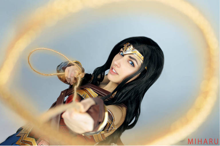 Justice League - Diana Prince (Diana of Themyscira) (Wonder Woman) Cosplay - artistic framing Justice League - Diana Prince (Diana of Themyscira) (Wonder Woman) Cosplay - artistic framing
