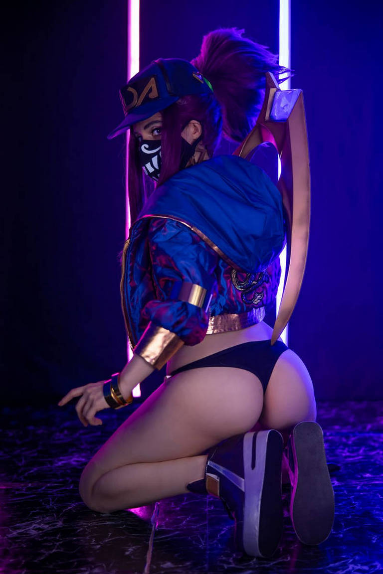 League of Legends - Akali (Akali Jhomen Tethi) (KDA) Cosplay - refined study League of Legends - Akali (Akali Jhomen Tethi) (KDA) Cosplay - refined study