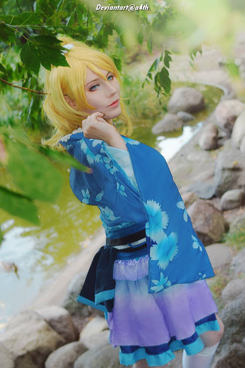 Love Live - Eli Ayase Cosplay - character portrait photography Love Live - Eli Ayase Cosplay - character portrait photography