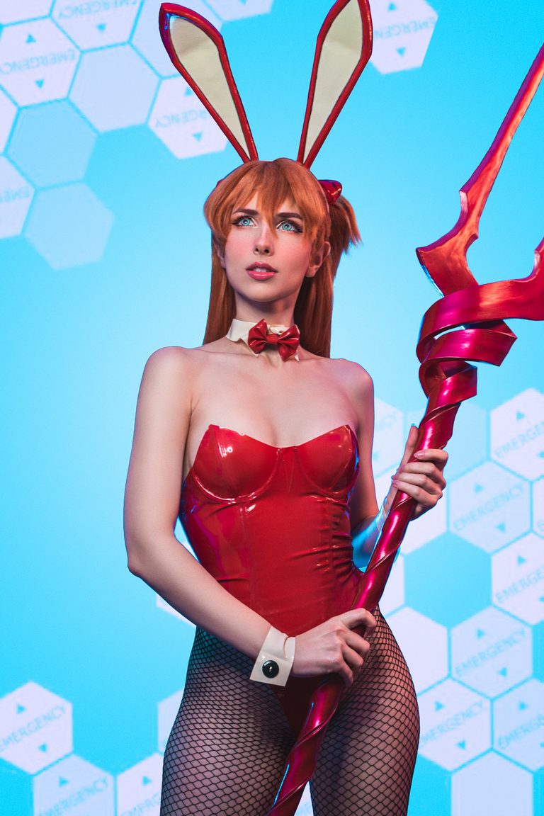 Neon Genesis Evangelion - Asuka Langley Sohryu (Bunny) Cosplay - elegant capture