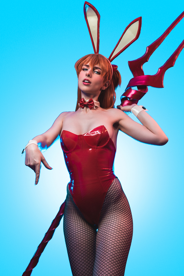 Neon Genesis Evangelion - Asuka Langley Sohryu (Bunny) Cosplay - sophisticated portrait