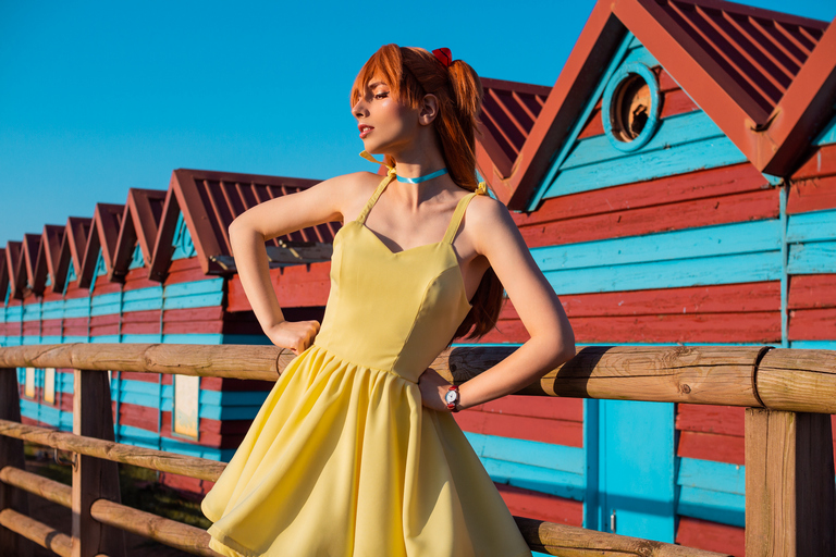 Neon Genesis Evangelion - Asuka Langley Sohryu (Casual) Cosplay - costume portrait