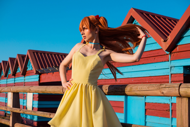 Neon Genesis Evangelion - Asuka Langley Sohryu (Casual) Cosplay - body photo