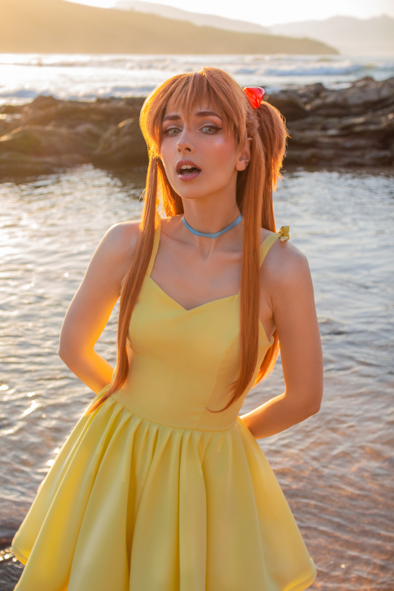 Neon Genesis Evangelion - Asuka Langley Sohryu (Casual) Cosplay - anime costume