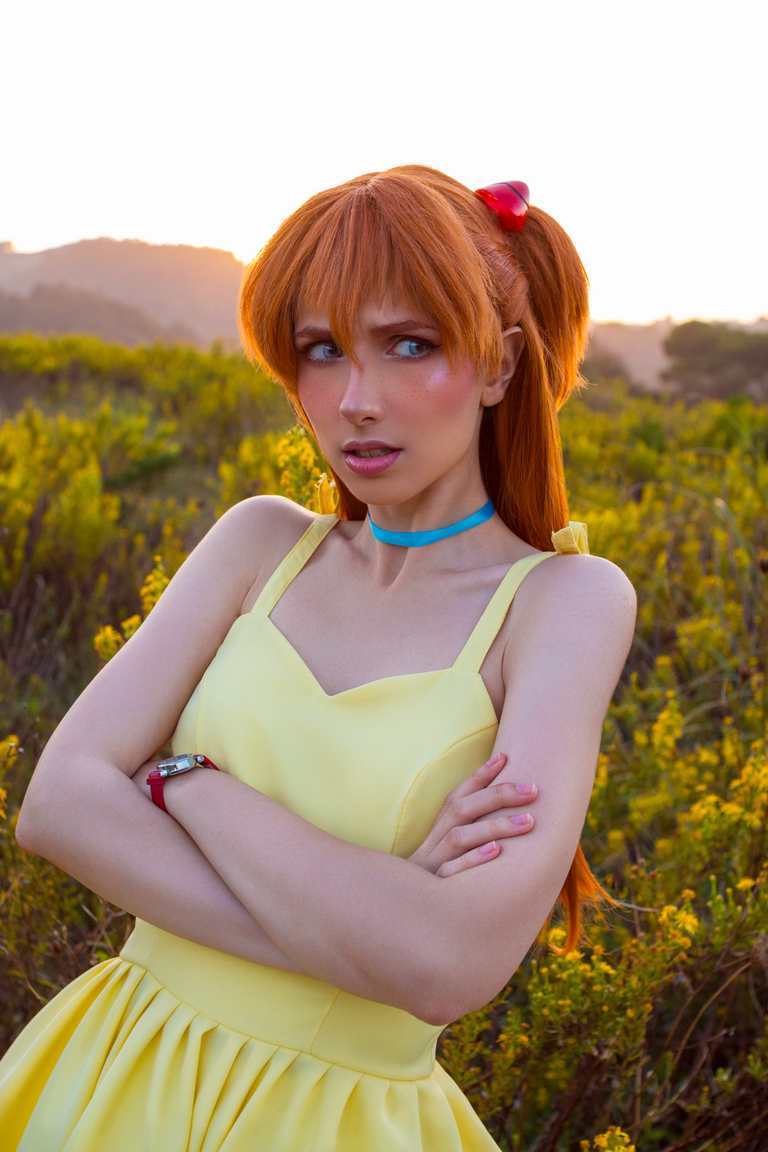 Neon Genesis Evangelion - Asuka Langley Sohryu (Casual) Cosplay - full length photo