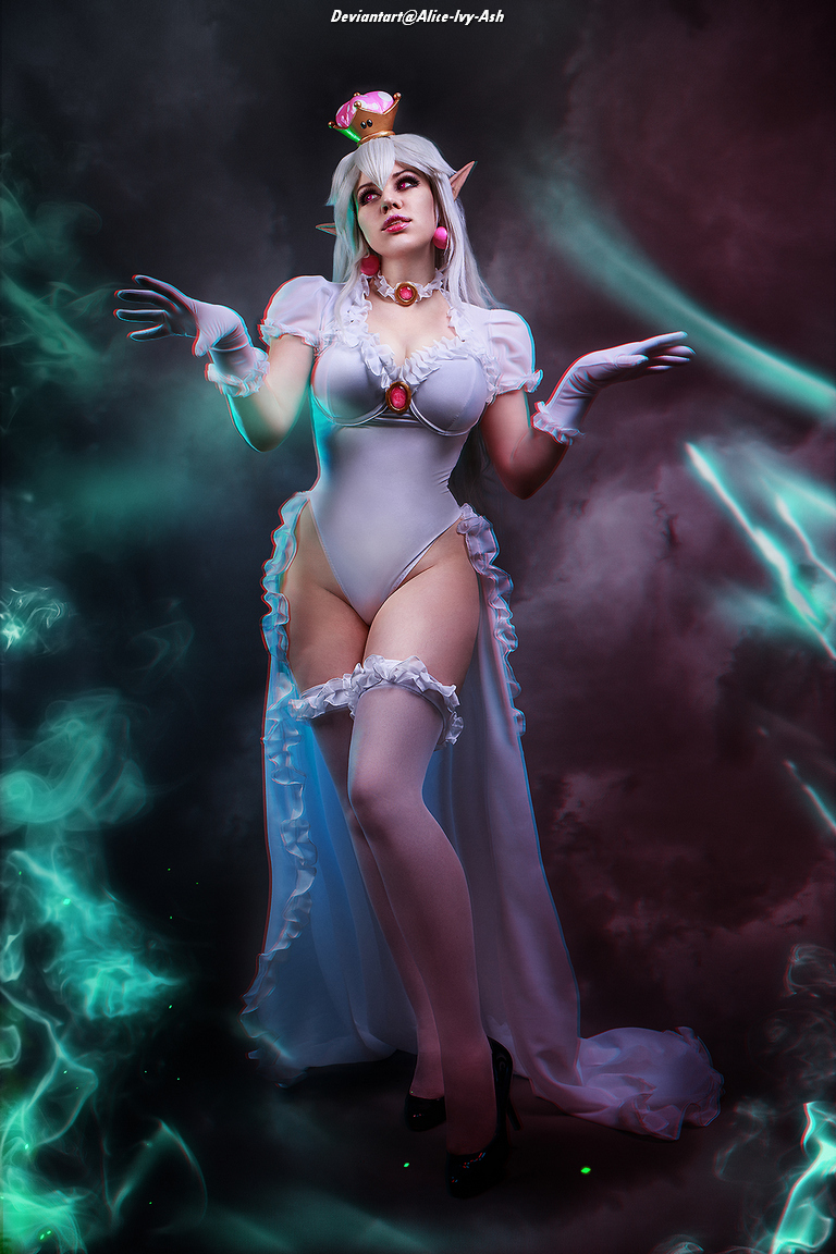 New Super Mario Bros. U Deluxe - Booette (Boosette) (Princess Boo) Cosplay - elegant capture