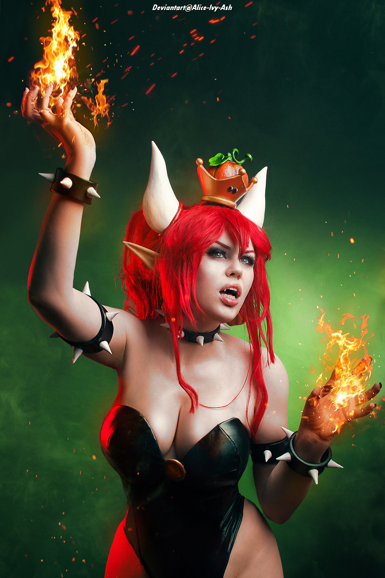 New Super Mario Bros. U Deluxe - Bowsette Cosplay - premium study New Super Mario Bros. U Deluxe - Bowsette Cosplay - premium study