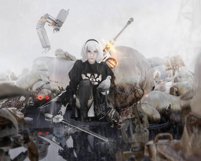 NieR AutomatA - 2B (YoRHa No.2 Type-B) Cosplay - mature capture