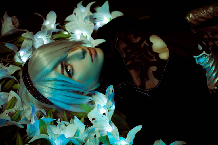 NieR AutomatA - 2B (YoRHa No.2 Type-B) Cosplay - authentic view NieR AutomatA - 2B (YoRHa No.2 Type-B) Cosplay - authentic view