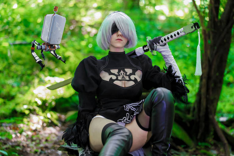 NieR AutomatA - 2B (YoRHa No.2 Type-B) Cosplay - premium study