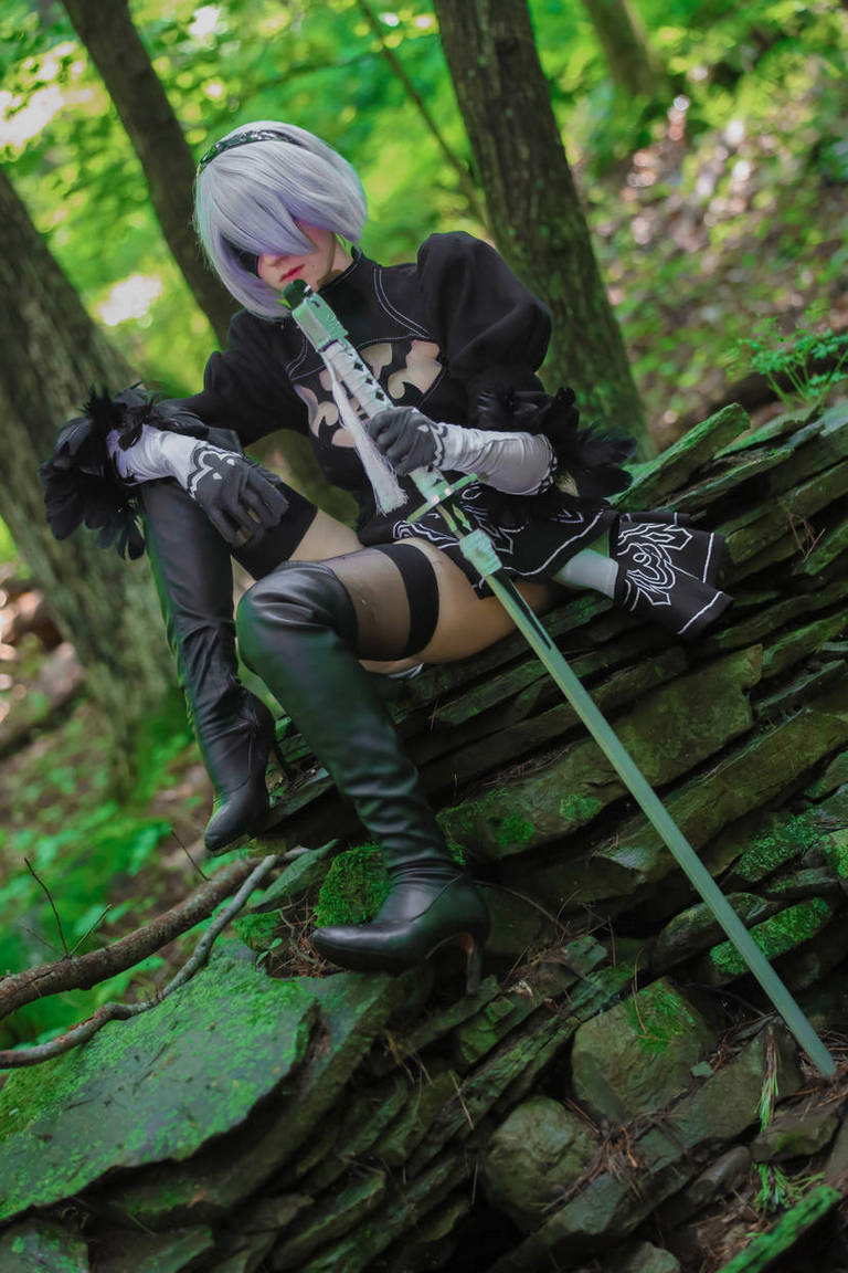 NieR AutomatA - 2B (YoRHa No.2 Type-B) Cosplay - refined study